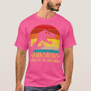 Mamasaurus mother Of The Dinosaurs T rex Retro Vin T-Shirt