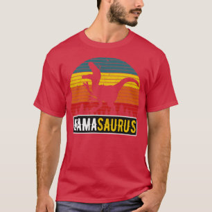 MamaSaurus Mum TRex Dinosaur Retro Mother T-Shirt