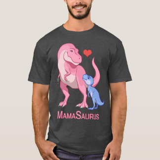 Mamasaurus Mummy Baby Boy TRex Dinosaurs T-Shirt