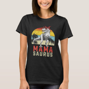 Mamasaurus Retro Vintage T - Rex Mama Saurus T-Shirt