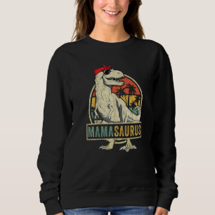 Mamasaurus Rex Dinosaur Mama Saurus Family Matchin Sweatshirt