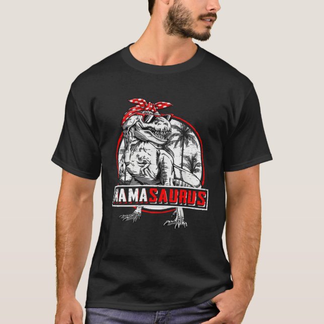 Mamasaurus rex Dinosaur  Mama Saurus Mother's Day T-Shirt (Front)