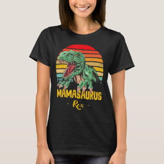 Mamasaurus Rex Dinosaur Mama Saurus Mother's Day V T-Shirt