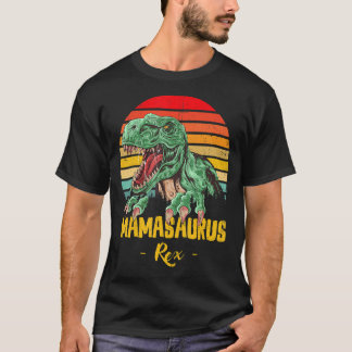 Mamasaurus Rex Dinosaur Mama Saurus Mother's Day V T-Shirt