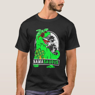 Mamasaurus rex Dinosaur Mummy Saurus St Patricks D T-Shirt