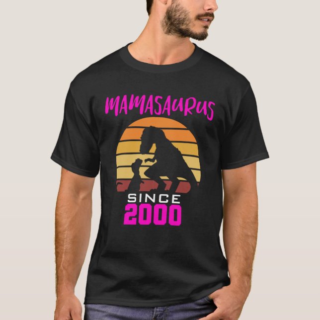 Mamasaurus since 2000 T-Shirt (Front)