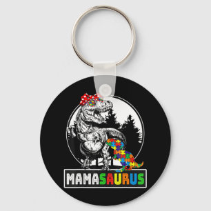 Mamasaurus T rex Dinosaur Clothing Gifts. Funny Ma Key Ring