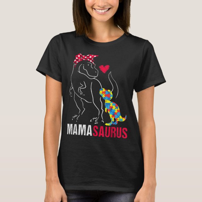 Mamasaurus T rex Dinosaur Clothing Gifts. Funny ma T-Shirt (Front)