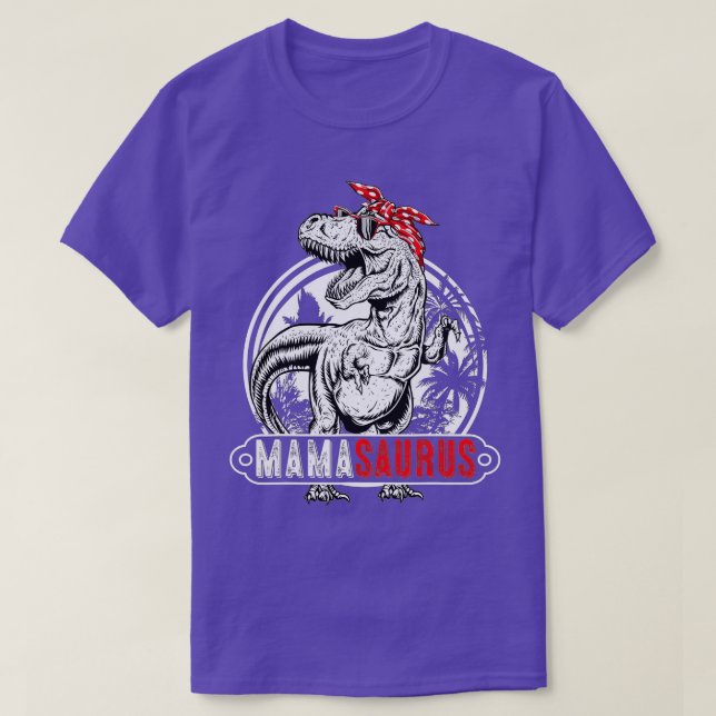 Mamasaurus T rex Dinosaur Funny Mama Saurus Mother T-Shirt (Design Front)