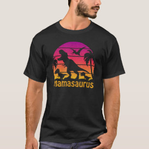 MAMASAURUS T Rex Dinosaur Funny Mama Saurus Mother T-Shirt