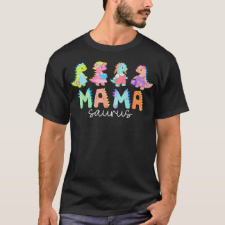 Mamasaurus T Rex Dinosaur Funny Mama Saurus T-Shirt