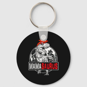 Mamasaurus T Rex Dinosaur Mama Saurus Family Match Key Ring