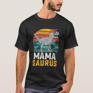 Mamasaurus T Rex Dinosaur Mama Saurus Family Match T-Shirt