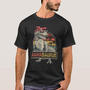 Mamasaurus T Rex Dinosaur Mama Saurus Family Match T-Shirt