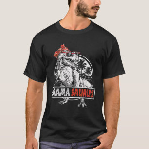 Mamasaurus T Rex Dinosaurs Bandanna Saurus Family T-Shirt