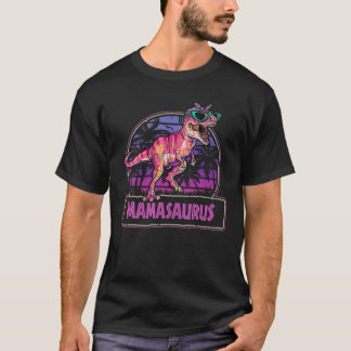 Mamasaurus T Rex Mama Saurus Women Dinosaur Family T-Shirt