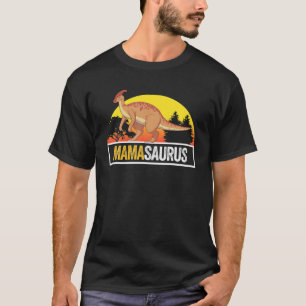 Mamasaurus Women Mother Day Rex Dinosaur Lover Fam T-Shirt