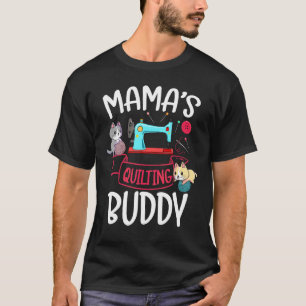 Mamau2019s Quilting Buddy Quilter Cat Mum Mother S T-Shirt