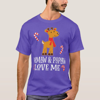 Mamaw and Papaw Christmas Reindeer T-Shirt