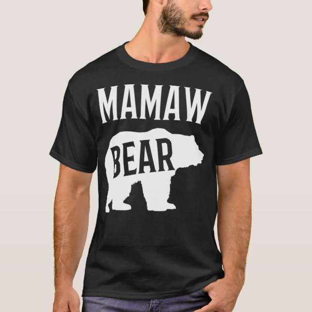Mamaw Bear Gifts For horse arabian  T-Shirt (Front)