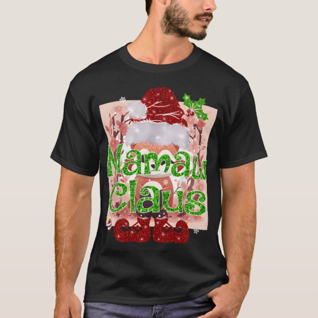 Mamaw Claus Shirt Christmas Pajama Family Matching (Front)
