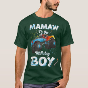 Mamaw Of The Birthday Boy Monster Truck Bday Women T-Shirt