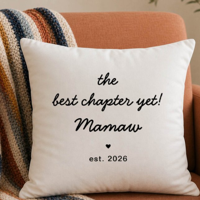Mamaw Pillow Gift | Best Chapter Yet (Creator Uploaded)