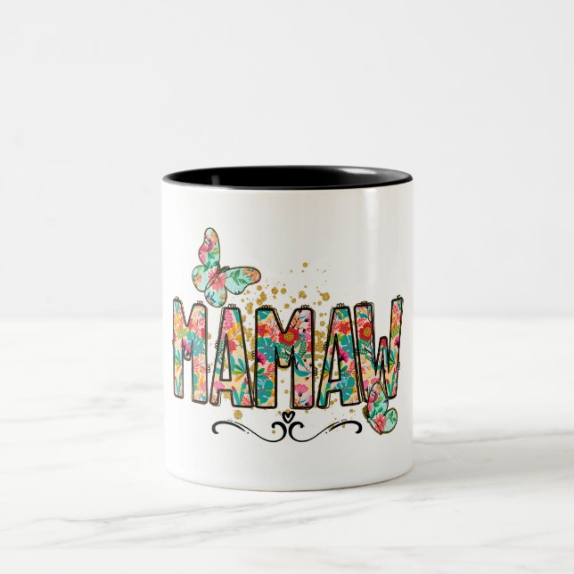 Mamaw Two-Tone Coffee Mug (Center)