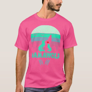 Mamawolf Funny Wolf Mama Sunset T-Shirt