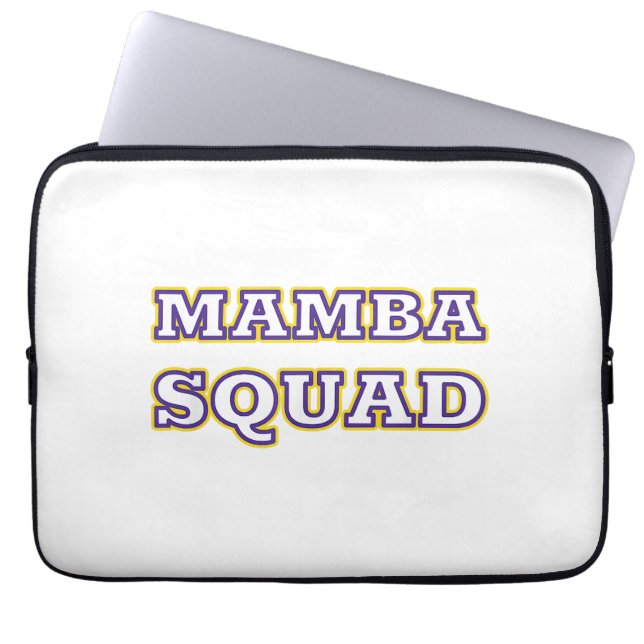 Mamba Squad funny Clothing for Snake Lover Laptop Sleeve (Front)
