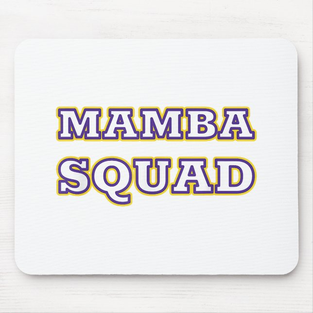 Mamba Squad funny Clothing for Snake Lover Mouse Mat (Front)