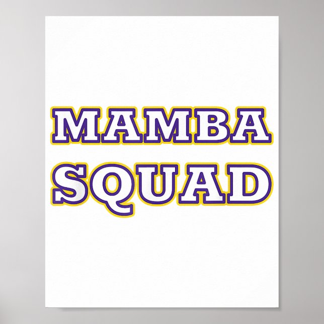Mamba Squad funny Clothing for Snake Lover Poster (Front)