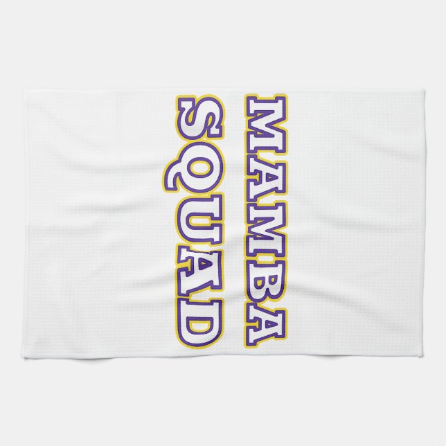 Mamba Squad funny Clothing for Snake Lover Tea Towel (Horizontal)