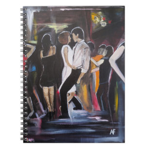 Mambo Night Painting by Alfred Fox Notebook