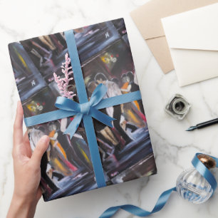 Mambo Night Painting by Alfred Fox Wrapping Paper