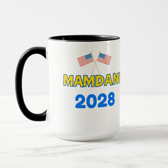 MAMDANI 2028 MUG (Left)