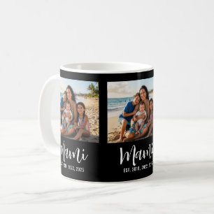 Mami Established Script Black 3 Photo Coffee Mug