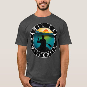Mamie Lake Wisconsin Canoeing 2 T-Shirt