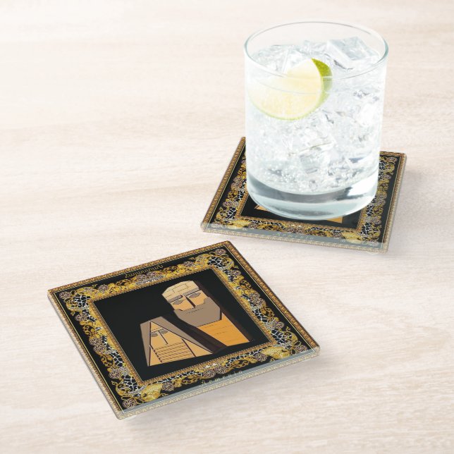 Mamig Babig Glass Coaster (Angled)