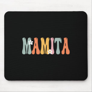 Mamita Retro Groovy Print Mum Cute Mothers Day Fun Mouse Mat