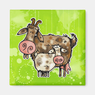 mamma goat magnet