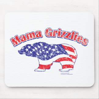 Mamma-Grizzly-Distressed Mouse Mat