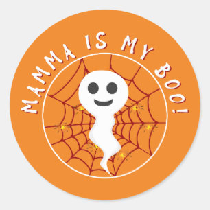 Mamma Is My Boo Sticker