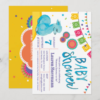 Mamma llama Baby Shower Invitation