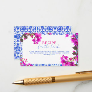 Mamma Mia Bridal Shower Enclosure Card