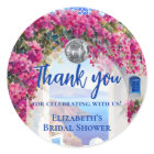Mamma Mia Greek Disco Ball Blue Tiles Thank You