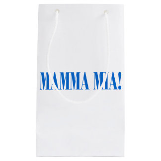 Mamma Mia Italian Novelty Christmas Gift  Small Gift Bag