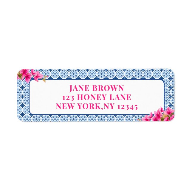 Mamma Mia! return address label (Front)