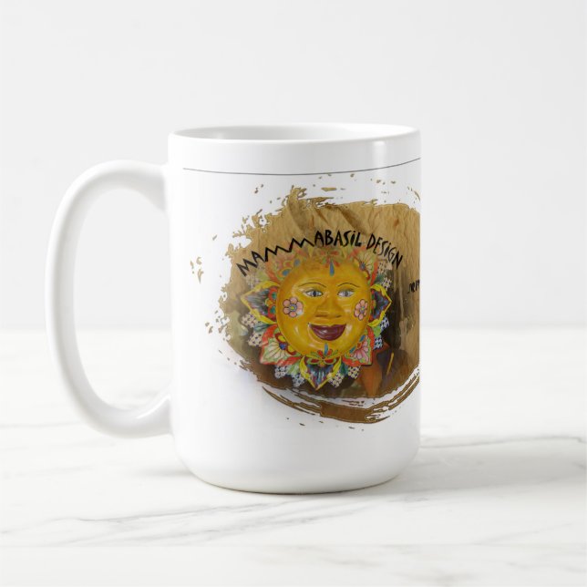 MammaBASIL Design Mug! Coffee Mug (Left)