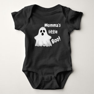 Mamma's Little Boo Ghost Baby Bodysuit